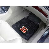 Nifty 8891 NFL-Cincinnati Bengals Vinyl Universal Heavy Duty Fan Floor Mat