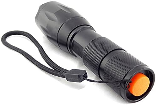 Aobi Black Aluminum 2000LM Zoom CREE XM-L2 U2 LED Focus Flashlight Light Lamp(Without Battery)