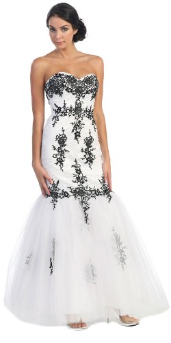 Strapless Elegant Prom Dress JR Long Gown #27002