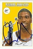 Richard Hamilton Autographed/Hand Signed Basketball Card (Washington Wizards) 2001 Fleer Tradition #