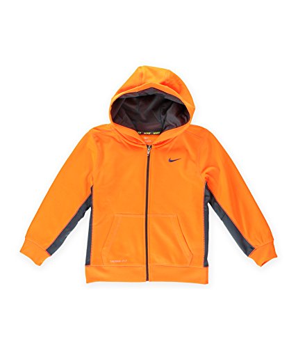 Nike Therma-FIT KO Hoodie - Boys 4 - 7 ATHLETIC FULL ZIP SHIRT ORANGE