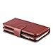Joopapa iPhone 6 Plus Case, Luxury Fashion Pu Leather Magnet Wallet Credit Card Holder Flip Case Cover with Built-in 9 Card Slots for iPhone 6 Plus 5.5