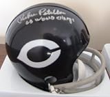 Richie Petitbon Autographed Mini Helmet - Chicago Bears 1963 World Champion
