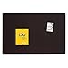 Quartet Bulletin Board, Fabric, 3' x 2', Frameless, High-Density Fiberboard, Oval Office, Black (7683BK)
