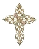 Black Hills Gold Filigree Cross Pendant