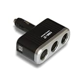 iDelta - New Car Multiple Cigarette Socket USB Five-Outlet 12 volt DC Adapter