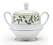 Noritake Holly & Berry Gold Sugar Bowl with Cover