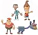 Jimmy Neutron 2 Inch Deluxe Collector 4-Pack Figurine Set Jimmy, Carl, Sheen & Goddard