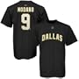 Reebok Dallas Stars #9 Mike Modano Black Player T-shirt (Medium)