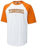 Tennessee Volunteers White NCAA Classic Raglan Short Sleeve Tee Shirt By Nike Team Sports