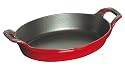 Staub Oval Roasting Dish, 11 Inch, Pimento Red