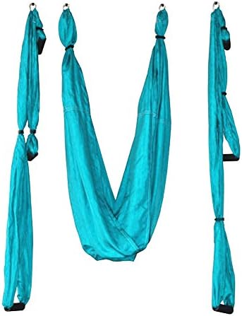 Yoga Swing, Nanoo Antigravity Meditation Hammock, Inversion Sling Aerial Flying For Trapeze, Blue