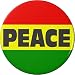 Rasta Peace Flag 2.25â€ Large Button Pin Jamaican Calypso Reggae Rastafarian