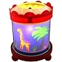 Merry Go Round Children's Night Light - Jungle Red by Trousselier