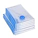 Songmics 6 Pack Jumbo and X-Large Reusable Space Saver Bags Vacuum Compression Seal Bags Storage Bags for Clothes and Beddings ULVB06A
