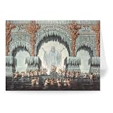 Muehleborn's Water Palace, set design for a.. - Greeting Card (Pack of 2) - 7x5 inch - Art247 - Standard Size - Pack Of 2