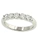 Lds 5 Round Prg Set Diamond Anniversary Band .75cttw