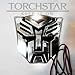 TORCHSTAR Edge Glowing LED Transformers Autobots Car Emblem - RED