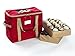Covermates Keepsakes Adjustable Ornament Storage Bag, Carrying Handles, Padded Protection - Holiday Storage, Red