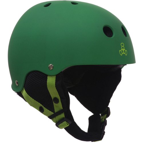 Triple Eight Old School Audio Snow Helmet (Kelly Green, Small) On Sale
