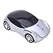 HDE 2.4GHz Sports Car Shape Wireless Ergonomic Optical Mouse with Adjustable DPI (California Silver)