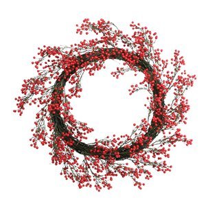 Wild Berry Wreath - Red (24