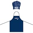 New England Patriots NFL Barbeque Apron and Chef's Hat