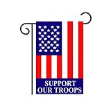 Support Our Troops Garden Flag