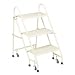 Cramer Steel Folding 3-Step Ladder w/ Casters