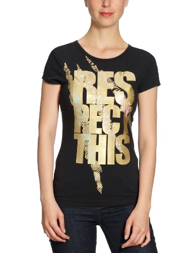 adidas Damen T-Shirt Respect This, black, 38 Preisvergleich
