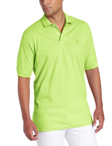 IZOD Men's Short-Sleeve Solid Oxford Pique Polo Shirt