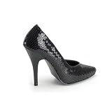 Pleaser Shoes Women's SEDUCE-420V, 420SQ 5-Inch High Heel w/Classic Closed Toe V-Front Pump, Available in 10 Colors