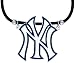 Licensed New York Yankees Rubber Necklace