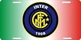 FC Inter Milan Logo Aluminium License Plate Vehicle Tag 6"x12"