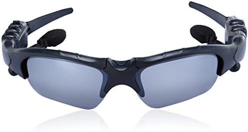 Jakpopin Smart Sunglasses Wireless Bluetooth 4.1,Fashion Stereo Headset Headphone Glasses Adjustable Earphone for Running Driving,Headphone Bluetooth Phone Call Music Function Fits IOS Android Gray