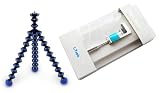 F-L(B),GP1-0BEN(Blue): i.Trek SUPER MOUNT F Blue, Metal Smartphone Tripod Adapter and Stand for iPhone 3/4/4S iPad 1/2 iPod Touch HTC Samsung LG Motorola Android Smartphones and Tablets + Joby GP1 Gorillapod Flexible Tripod Blue