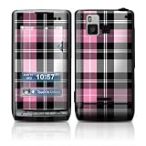 Pink Plaid Design Protective Skin Decal Sticker for LG Dare Cell Phone