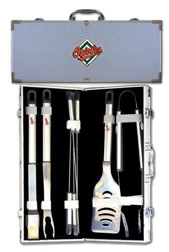 MLB Baltimore Orioles 8 Piece BBQ Set
