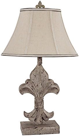 A Homestead Shoppe Fleur De Lis Table Lamp