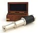 6 Handheld Silver Telescope with Wooden Box & 3x Magnification