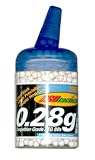 TSD Tactical 1000 Count Feeder Bottle Plastic White Airsoft BB's (0.28g, 6mm)