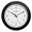 La Crosse Technology WT-3102S 10-Inch Atomic Analog Wall Clock, Silver