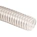 Flx-Thane SD Polyurethane Duct Hose, Clear, For Use With Chips, Shavings