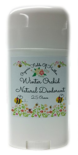 Organic & Natural Deodorant That Naturally Detoxes - Winter Orchid Scent - W/Organic Non-GMO Ingredients - For Women - Men - Kids - NO: Sulfates, Pthalates, Parabens, Aluminum or Dyes