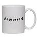 depressed Mug for Coffee / Hot Beverage (choice of sizes and colors)