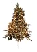 GKI Bethlehem Lighting 4-Foot Green River Spruce Stake Christmas Tree Pre-lit with 150 Clear Mini