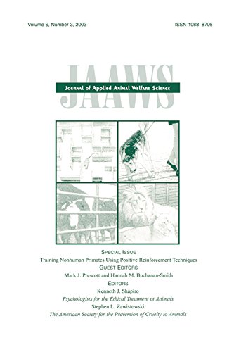 Training Nonhuman Primates Using Positive Reinforcement Techniques: A Special Issue of the journal of Applied Animal Welfare Science