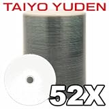 Taiyo Yuden 80m White inkjet in Cake Box - 100 Count