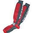 Troy Lee Designs MX Youth Dirt Bike Motorcycle Socks w/ Free B&F Heart Sticker Bundle - Red/Gray