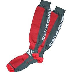 Troy Lee Designs MX Youth Dirt Bike Motorcycle Socks - Red/Gray